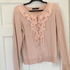 Limited light pink cardigan sweater